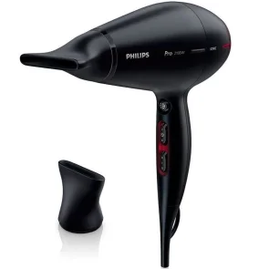Фен Philips Professional, 2100Вт, 3 режима, ионизация, холл. обдув, черный №2