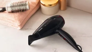 Фен Philips Professional, 2100Вт, 3 режима, ионизация, холл. обдув, черный №3