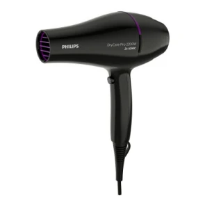 Фен Philips DryCare ACmotor, 2200Вт, 3 режима, диффузор, иониз-я, холл. обдув, черный №2