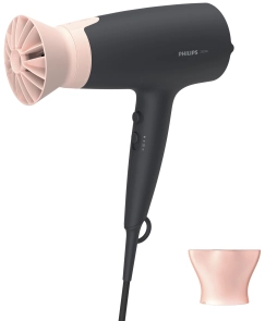 Фен Philips 3000 Series, 2100Вт, 3 режима, ионизация, холл. обдув, черно-розовый №3