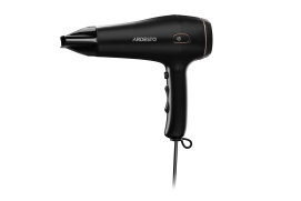 Фен Ardesto HD-Y210, 1750-2100Вт, 2 скорости, 3темп.режимы, авто.смотка шнура, черный