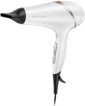 Фен Remington HydraLuxe, 2300Вт, 3 режими, дифузор, іоніз-я, хол. обдув, білий