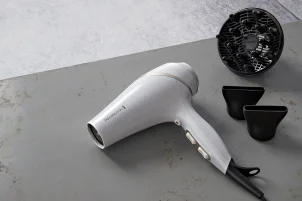 Фен Remington HydraLuxe, 2300Вт, 3 режими, дифузор, іоніз-я, хол. обдув, білий №3