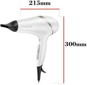 Фен Remington HydraLuxe, 2300Вт, 3 режими, дифузор, іоніз-я, хол. обдув, білий №5