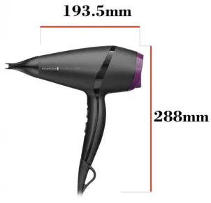 Фен Remington Supercare PRO 2100 AC motor, 2100Вт, 3 режима, иониз-я, холл. обдув, черный №9