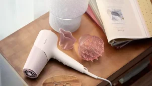 Фен Philips 5000 Series, 2300Вт, 3 режима, диффузор, иониз-я, холл. обдув, бело-розовый №8