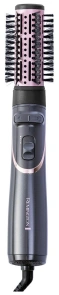 Фен-щетка Remington Curl & Straight Confidence, 800Вт, 2 режима, иониз-я, оборот., хол. обдув, кейс, керамика, серый №1