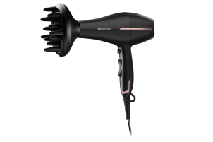 Фен Ardesto HD-Y220PRO, 1850-2200Вт, 2 швидкості, 3 темп.режими, дифузор,чорний+золото №5
