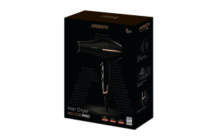 Фен Ardesto HD-Y220PRO, 1850-2200Вт, 2 швидкості, 3 темп.режими, дифузор,чорний+золото №8
