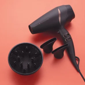 Фен Remington Supercare PRO 2200 AC motor, 2200Вт, 3 режима, диффузор, иониз-я, холл. обдув, черный №4
