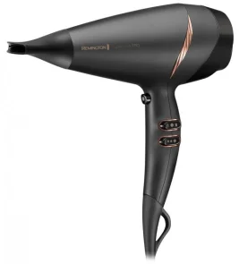 Фен Remington Supercare PRO 2200 AC motor, 2200Вт, 3 режима, диффузор, иониз-я, холл. обдув, черный №5