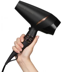 Фен Remington Supercare PRO 2200 AC motor, 2200Вт, 3 режима, диффузор, иониз-я, холл. обдув, черный №8