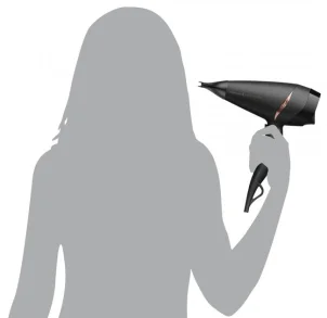 Фен Remington Supercare PRO 2200 AC motor, 2200Вт, 3 режима, диффузор, иониз-я, холл. обдув, черный №10