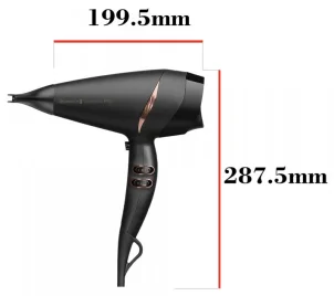 Фен Remington Supercare PRO 2200 AC motor, 2200Вт, 3 режима, диффузор, иониз-я, холл. обдув, черный №11