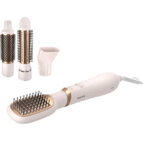 Фен-щетка Philips 3000 Series, 800Вт, 3 режима, керамика, турмалин, розовый №6