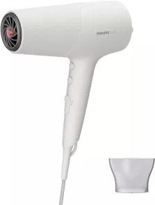 Фен Philips 5000 Series, 2100Вт, 3 режима, ионизация, холл. обдув, белый №1