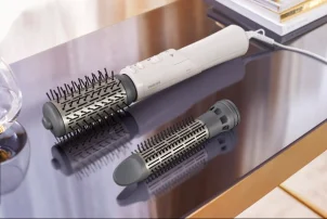 Фен-щетка Philips 7000 Series, 1000Вт, 3 режима, иониз-я, керамика, турмалин, белый №3
