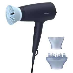 Фен Philips 3000 Series, 2100Вт, 3 режима, диффузор, иониз-я, холл. обдув, синий №2