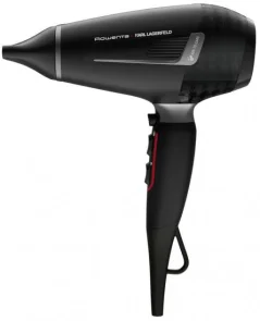 Фен Rowenta x Karl Lagerfeld K/Pro Stylist, 2200Вт, 3 режима, иониз-я, диффузор, 2 концентратора, холл. обдув, черный №4