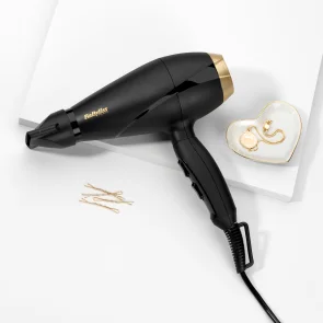 Фен Babyliss AC motor PRO, 2000Вт, 2 режима, диффузор, холл. обдув, черный №6