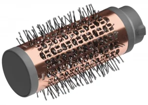 Фен-щетка Babyliss, 1000Вт, 2 режима, иониз-я, холл. обдув, керамика, серый №3