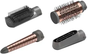 Фен-щетка Babyliss, 1000Вт, 2 режима, иониз-я, холл. обдув, керамика, серый №5