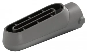 Фен-щетка Babyliss, 1000Вт, 2 режима, иониз-я, холл. обдув, керамика, серый №6