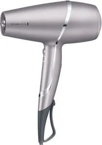 Фен Remington ProLuxe You Adaptive, 2400Вт, 3 режима, диффузор, иониз-я, холл. обдув, турбо режим, серый №1
