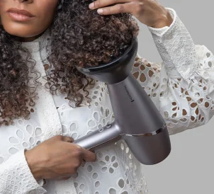 Фен Remington ProLuxe You Adaptive, 2400Вт, 3 режима, диффузор, иониз-я, холл. обдув, турбо режим, серый №8