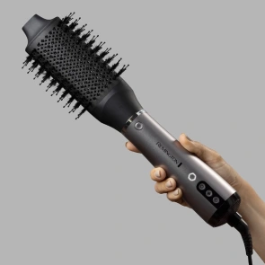Фен-щетка Remington ProLuxe You Adaptive, 1000Вт, 3 режима, ионизация, холл. обдув, керамика, серый №4