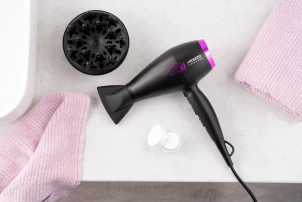 Фен Ardesto Violet PRO HD-Y221PRO,1750-2100Вт, 2 скорости, 3темп.режимы,диффузор, черный №4