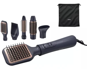 Фен-щетка Philips 5000 Series 1000Вт, 3 режима, ионизация, 5 насадок, синий №5
