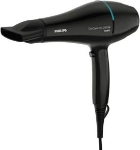 Фен Philips, 2100Вт, 4 режима, иониз-я, холл. обдув, черный №1