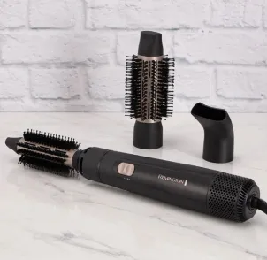 Фен-щітка Remington Blow Dry & Style Caring, 800Вт, 2 режими, іонізація, хол. обдув, кераміка, чорний №3