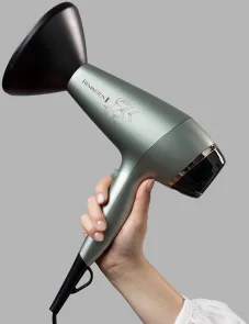 Фен Remington Botanicals, 2300Вт, 3 режими, дифузор, іоніз-я, хол. обдув, м'ятний №6