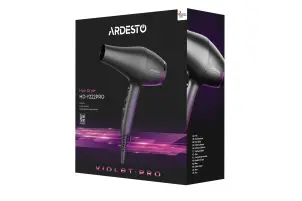 Фен Ardesto Violet PRO HD-Y222PRO, 1850-2200Вт, 2 скорости, 3темп.режима, диффузор, черный №3