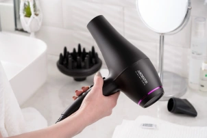 Фен Ardesto Violet PRO HD-Y222PRO, 1850-2200Вт, 2 скорости, 3темп.режима, диффузор, черный №9