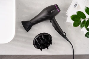 Фен Ardesto Violet PRO HD-Y222PRO, 1850-2200Вт, 2 скорости, 3темп.режима, диффузор, черный №11