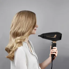 Фен Rowenta Pro Expert, 2200Вт, 3 режима, иониз-я, диффузор, 2 концентратора, холл. обдув, черный №11
