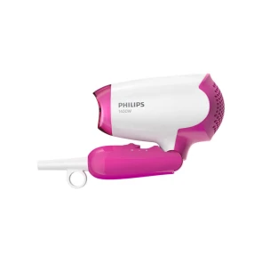 Фен Philips DryCare Essential дорожный, 1400Вт, 2 режима, холл. обдув, розовый №5