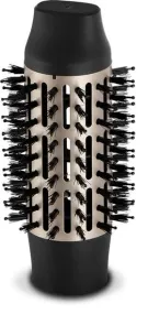 Фен-щетка Remington Blow Dry&Style Caring, 1000Вт, 2 режима, иониз-я, холл. обдув, чехол, керамика, черно-золотой №6