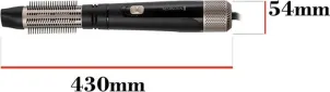 Фен-щетка Remington Blow Dry&Style Caring, 1000Вт, 2 режима, иониз-я, холл. обдув, чехол, керамика, черно-золотой №8