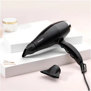 Фен Babyliss, 2300Вт, 3 режима, ионизация, холл. обдув, черный №4