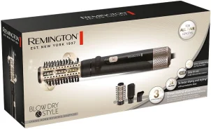 Фен-щетка Remington Blow Dry&Style Caring, 1000Вт, 2 режима, ионизация, холл. обдув, керамика, черный №8