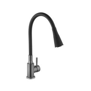 Змішувач для кухні Kroner KRP Edelstahl Klassisch - PVD031BLK №3