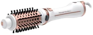 Фен-щетка Rowenta Brush Activ' Ultimate Care, 700Вт, 3 режима, иониз-я, холл. обдув, оборот. насадок, керамика, бело-золотой №6