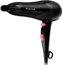 Фен Remington MyStylist, 1900Вт, 2 режима, иониз-я, холл. обдув, черный