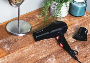 Фен Remington MyStylist, 1900Вт, 2 режима, иониз-я, холл. обдув, черный №3