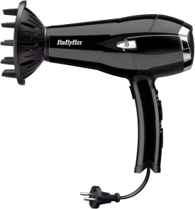 Фен Babyliss, 2000Вт, 3 режима, иониз-я, холл. обдув, смотка шнура, черный №1
