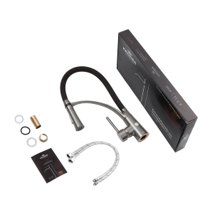 Змішувач для кухні Kroner KRP Ersel - GRP03393BLK №9